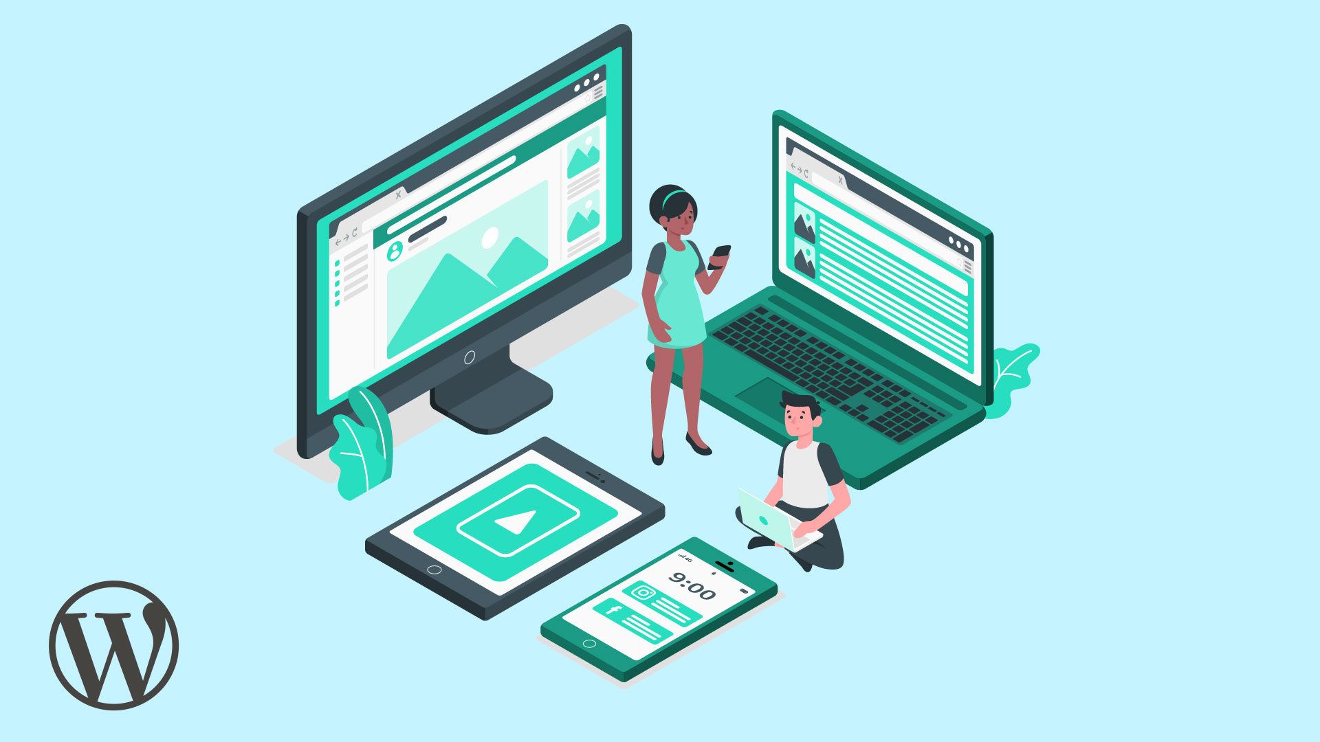 Professional WordPress Maintenance Company testing different devices