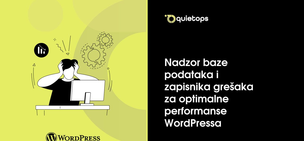 Nadzor veličine baze podataka i zapisnika grešaka za optimalne performanse WordPressa