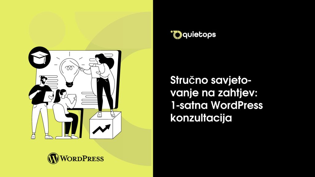 Stručno savjetovanje na zahtjev 1 satna WordPress konzultacija