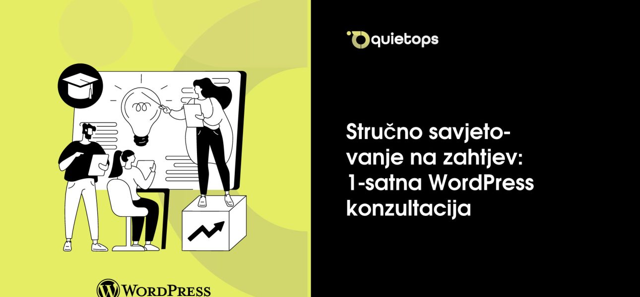 Stručno savjetovanje na zahtjev 1 satna WordPress konzultacija
